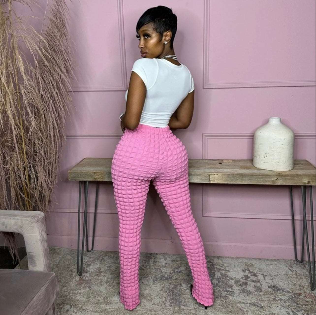 Bubblegum Flared Pants